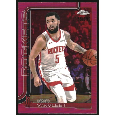 2025-26 Topps Chrome Magenta Refractors #66 Fred VanVleet