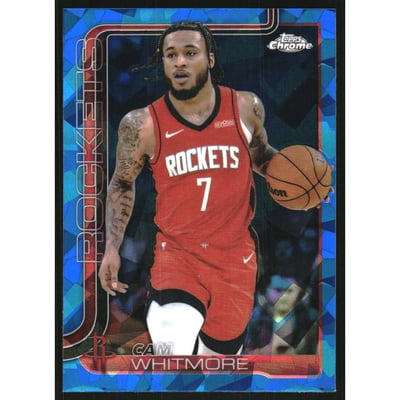 2025-26 Topps Chrome Sapphire #86 Cam Whitmore