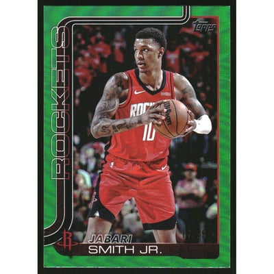 2025-26 Topps Green Rainbow #177 Jabari Smith Jr.