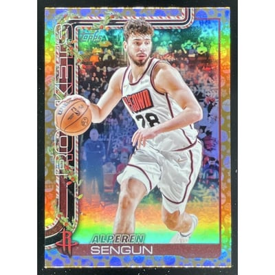 2025-26 Topps Holiday Stocking Stuffer Metallic Ornament #H145 Alperen Sengun