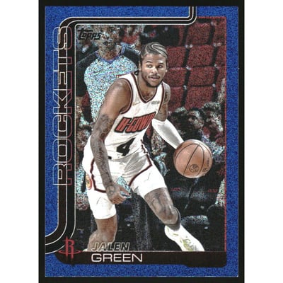 2025-26 Topps Sandglitter Blue #175 Jalen Green