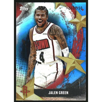 2025-26 Topps Stars of the NBA Blue Rainbow #SA23 Jalen Green