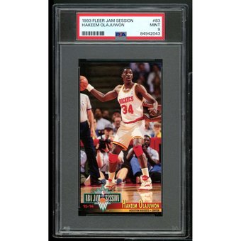 Hakeem Olajuwon Memorabilia, Autographed Hakeem Olajuwon 