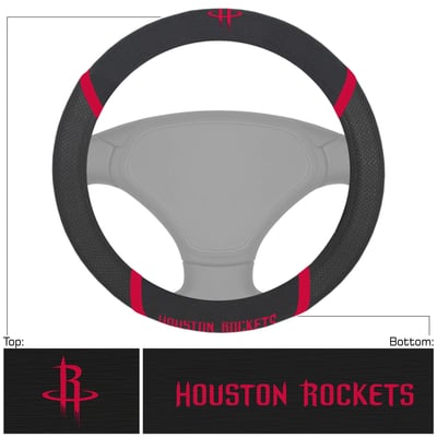 Houston Rockets Logo Brands Steering Wheel Cover
