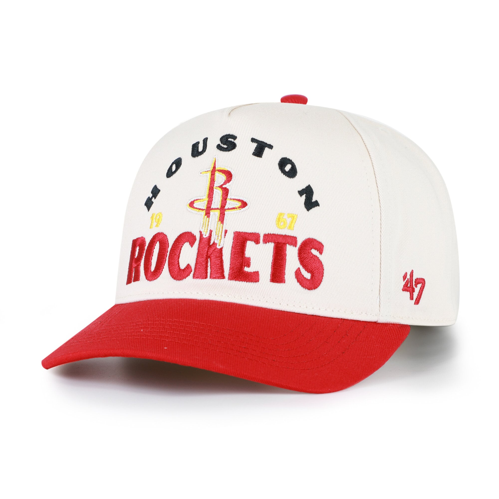 Men's '47 Natural Houston Rockets Arcitext Hitch Adjustable Hat