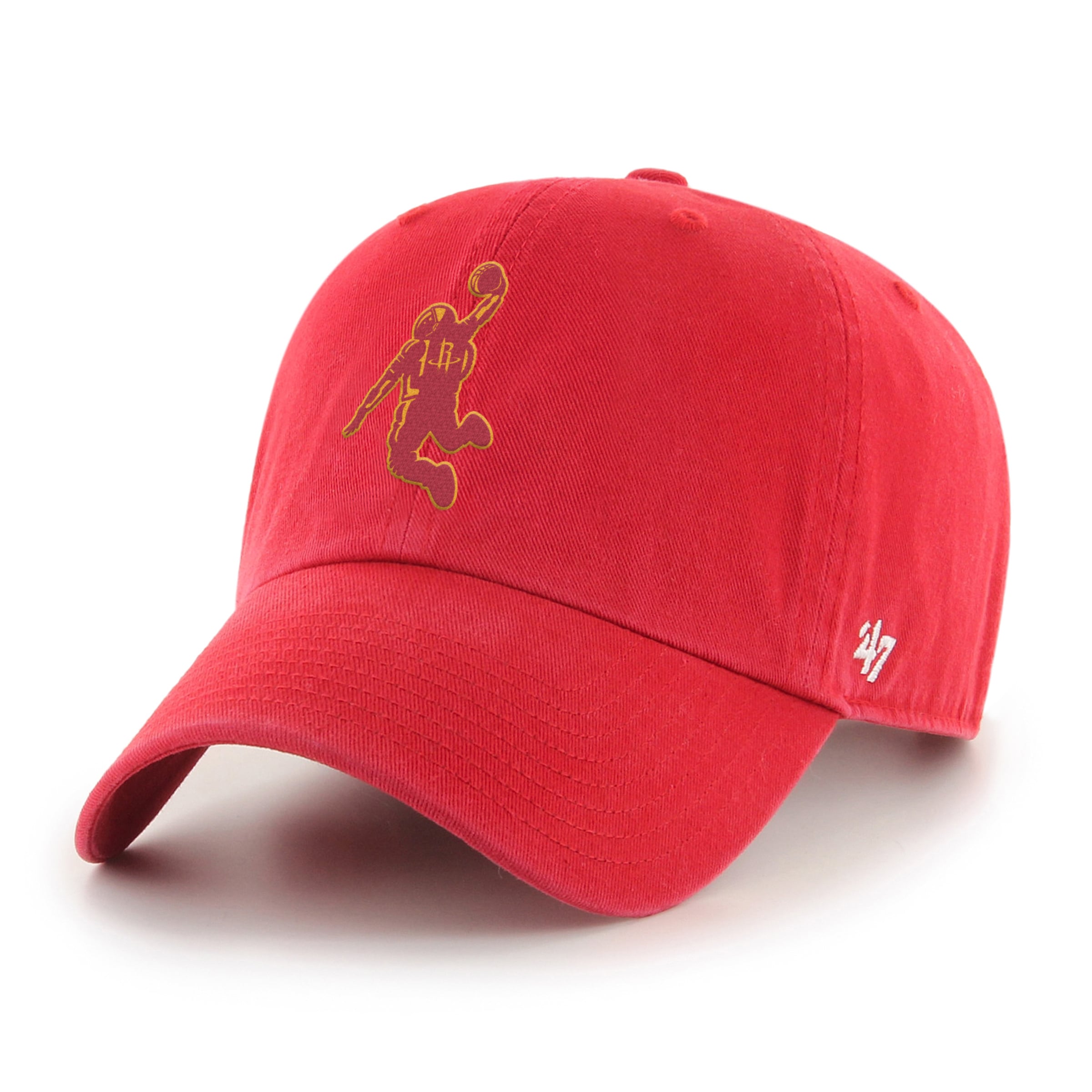 Men's Houston Rockets '47 Red Alternate Clean Up Adjustable Hat