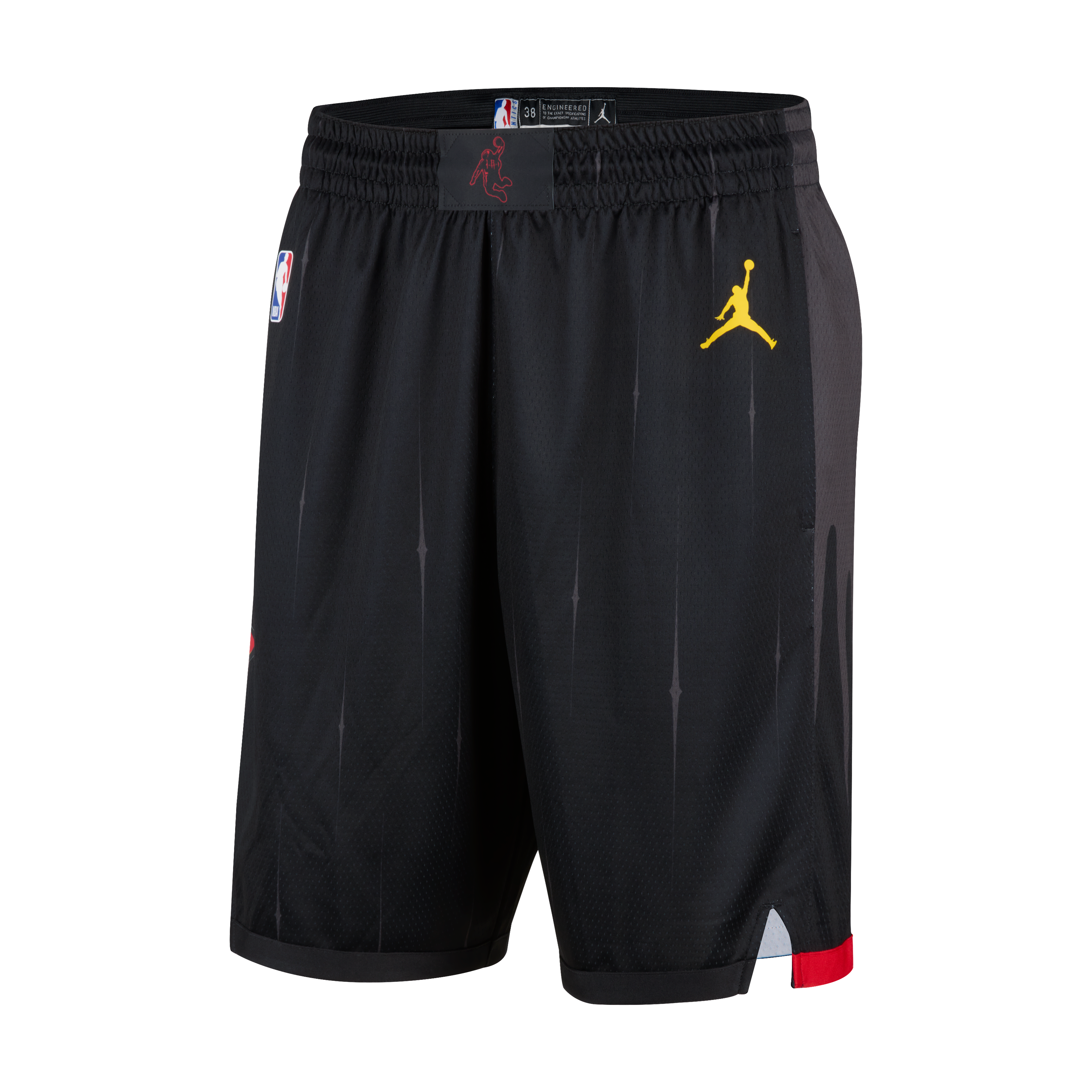 Short Swingman Jordan Brand noir Houston Rockets Statement Edition pour homme