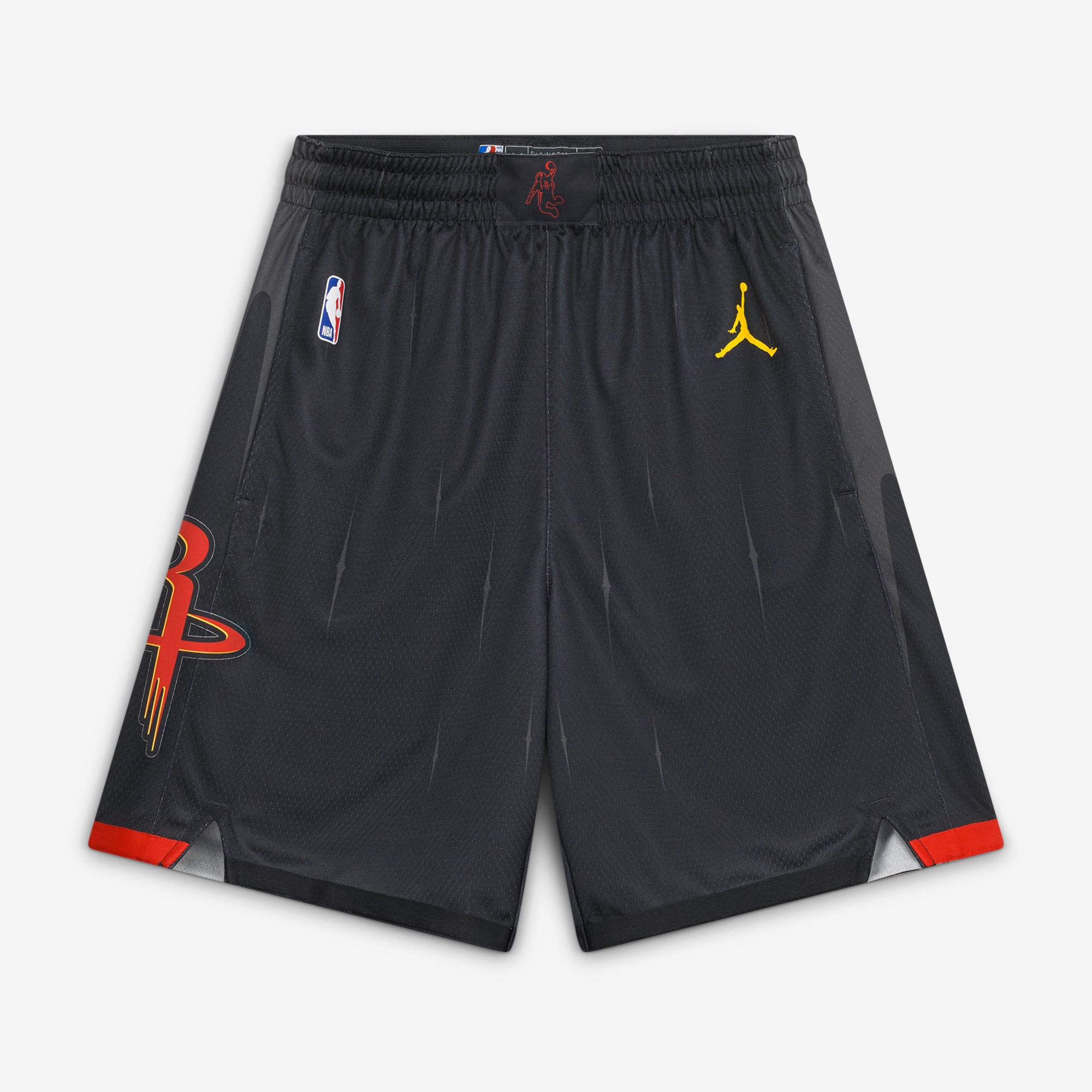 Short Swingman Jordan Brand noir Houston Rockets Statement Edition pour homme
