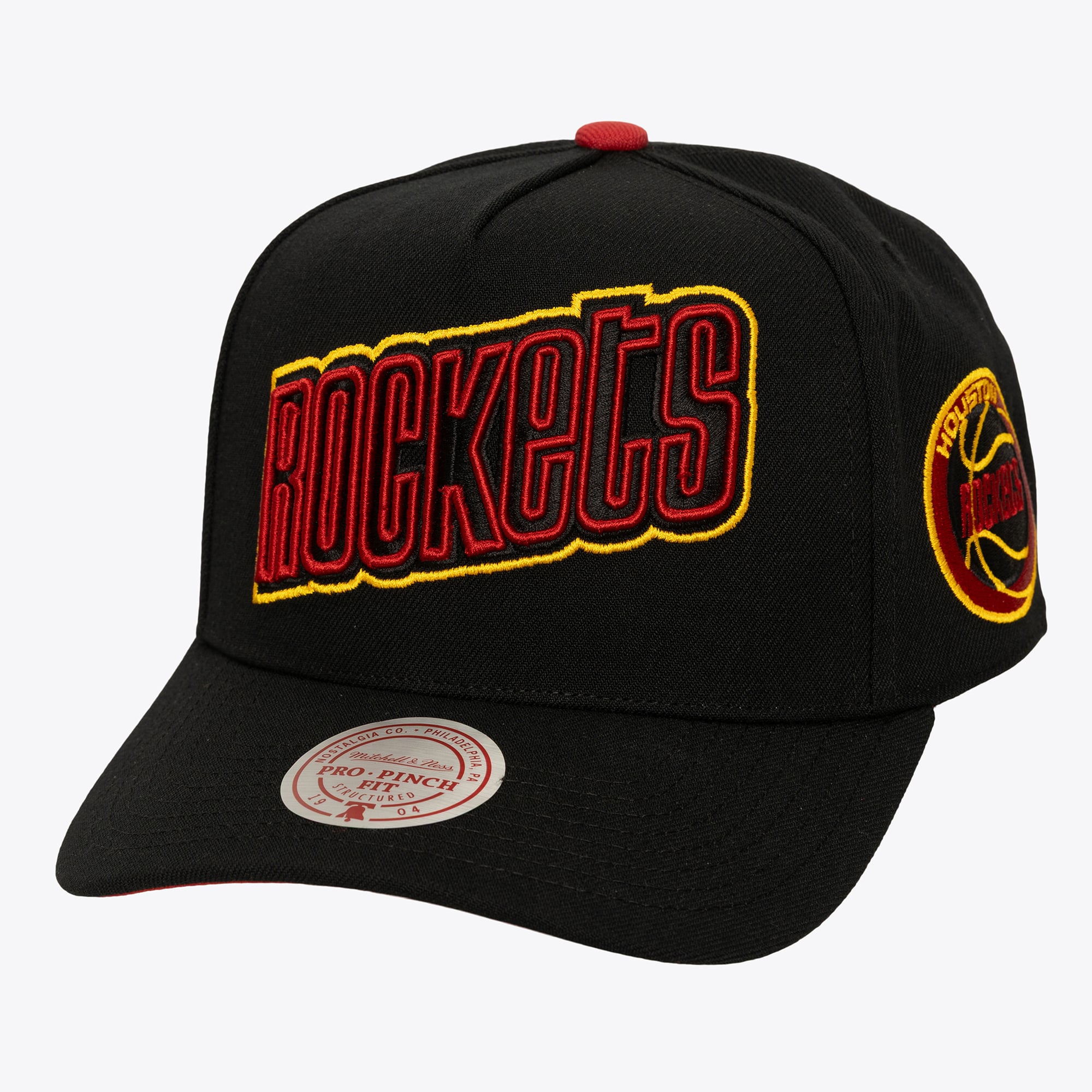 Men's Mitchell & Ness Black Houston Rockets Class Act Pro Snapback Hat