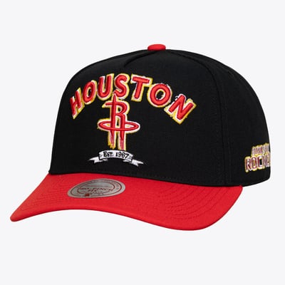 Houston Rockets Mitchell & Ness True Legacy Pro Snapback Hat - Black
