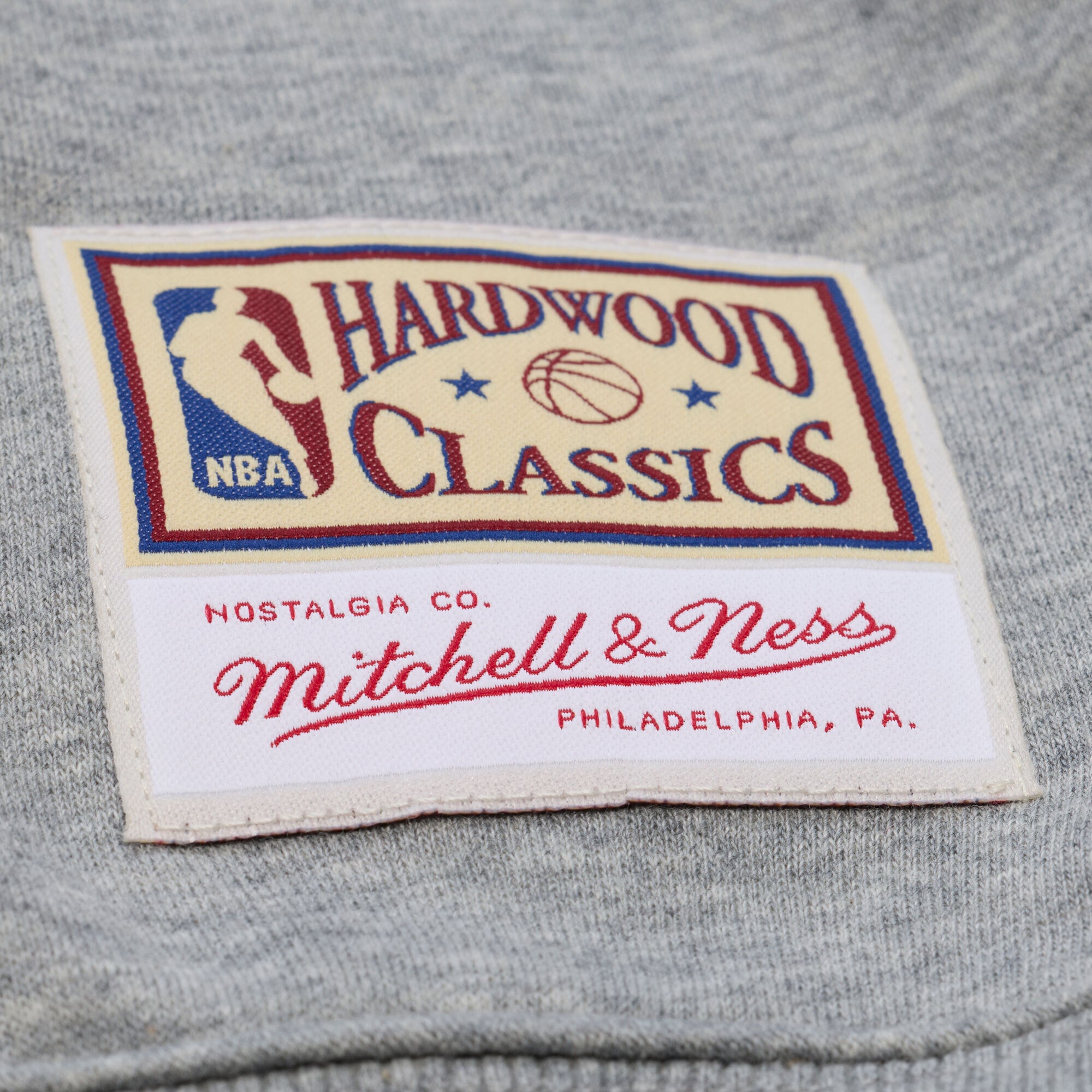 Men's Mitchell & Ness Heather Gray Houston Rockets Walk-Off Fleece Sweatshirt