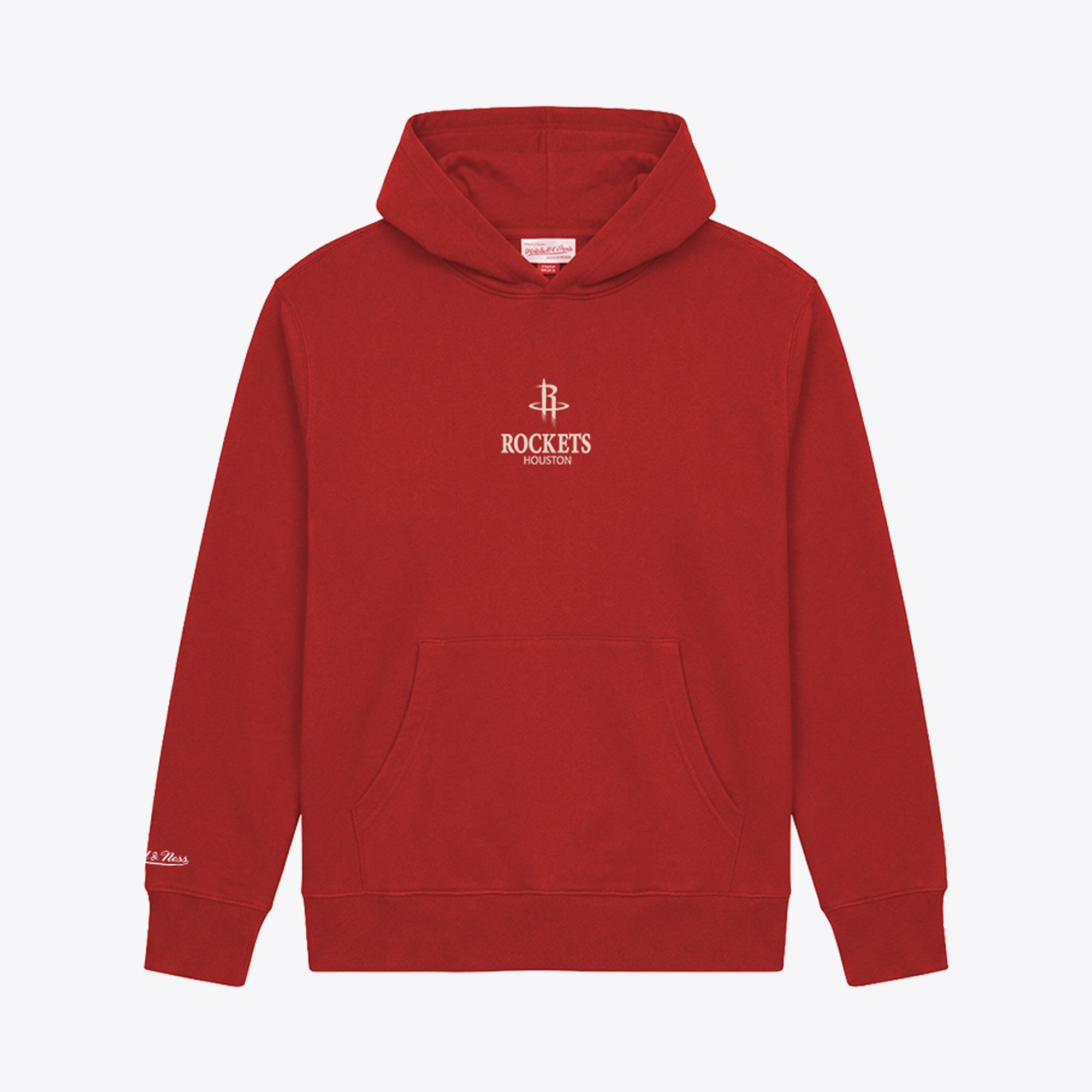 Sweat à capuche en polaire rouge Mitchell & Ness Houston Rockets pour homme