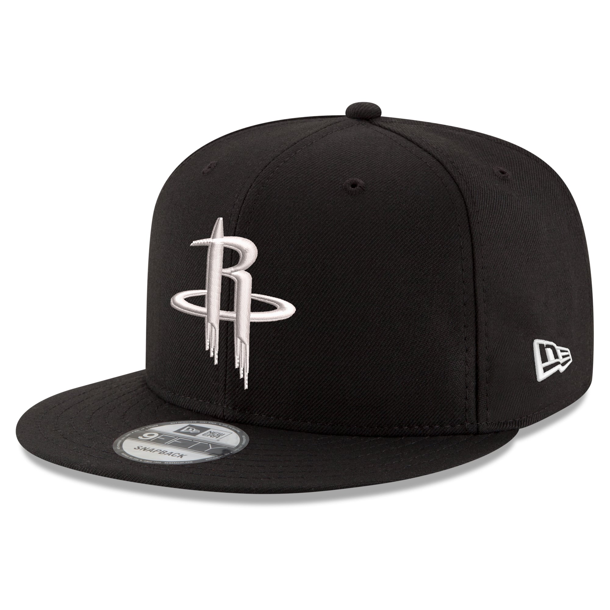 Men's Houston Rockets New Era Black 9FIFTY Snapback Hat