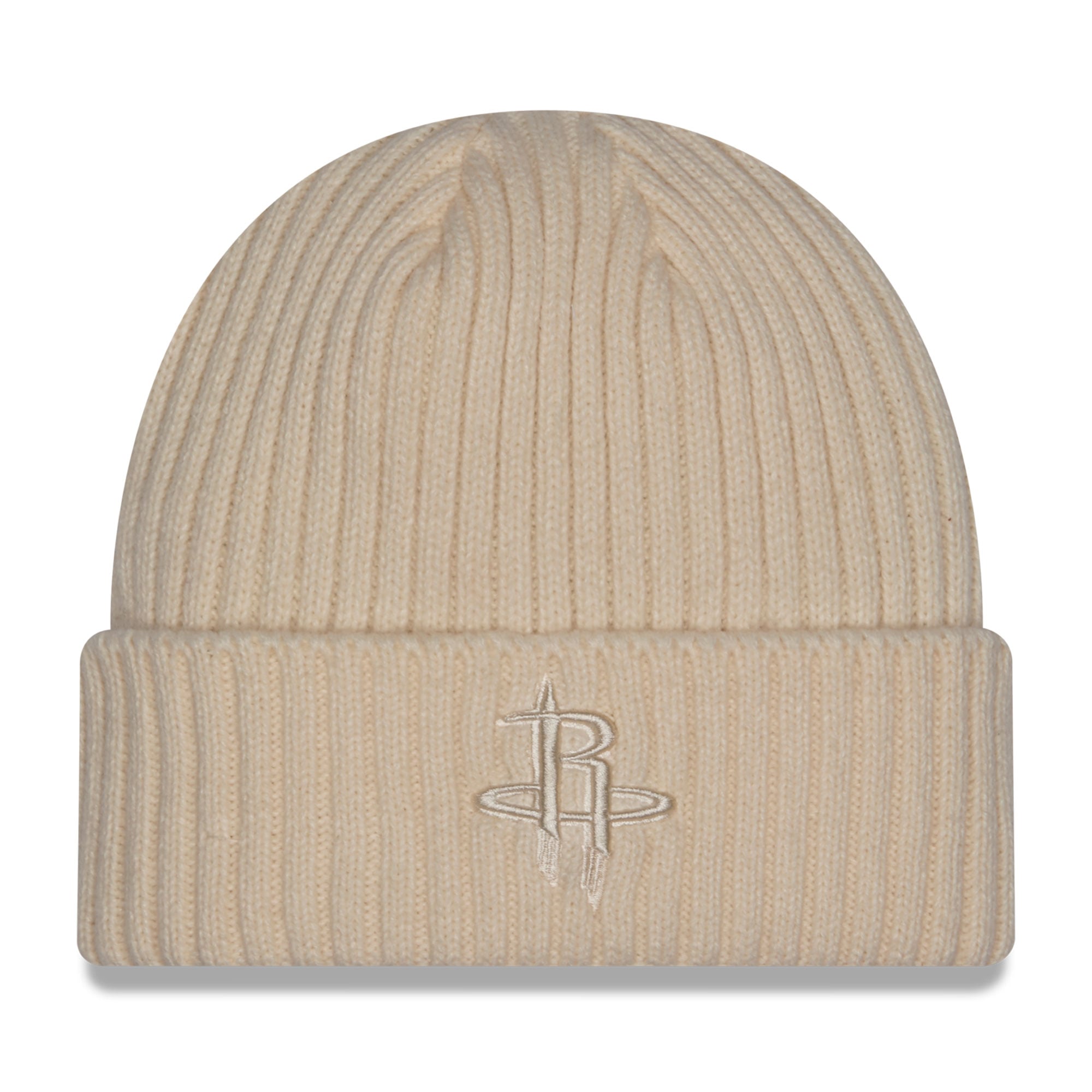 Bonnet à revers New Era crème Houston Rockets pour homme