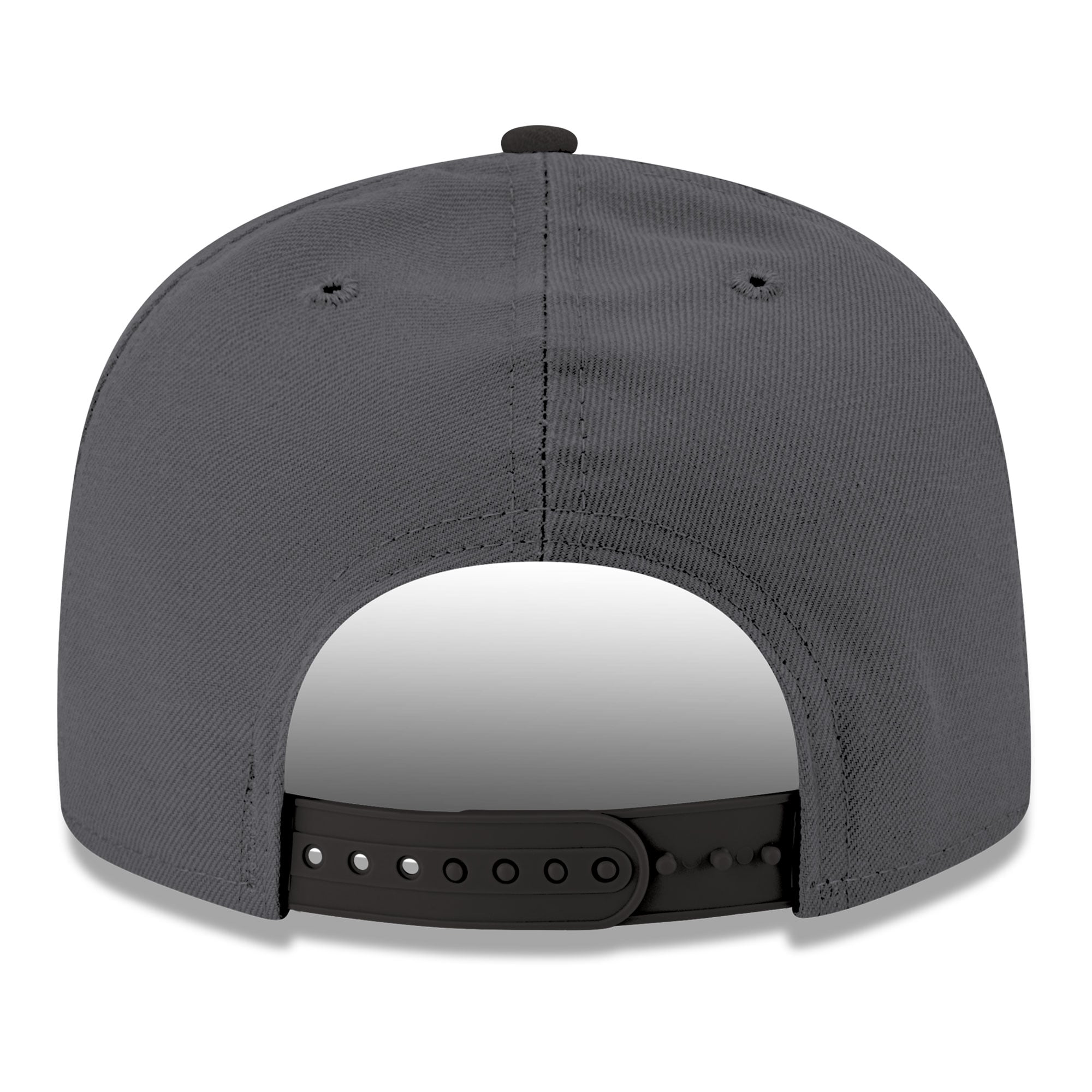 Men's New Era Gray/Black Houston Rockets Logo 2-Tone 9FIFTY Snapback Hat