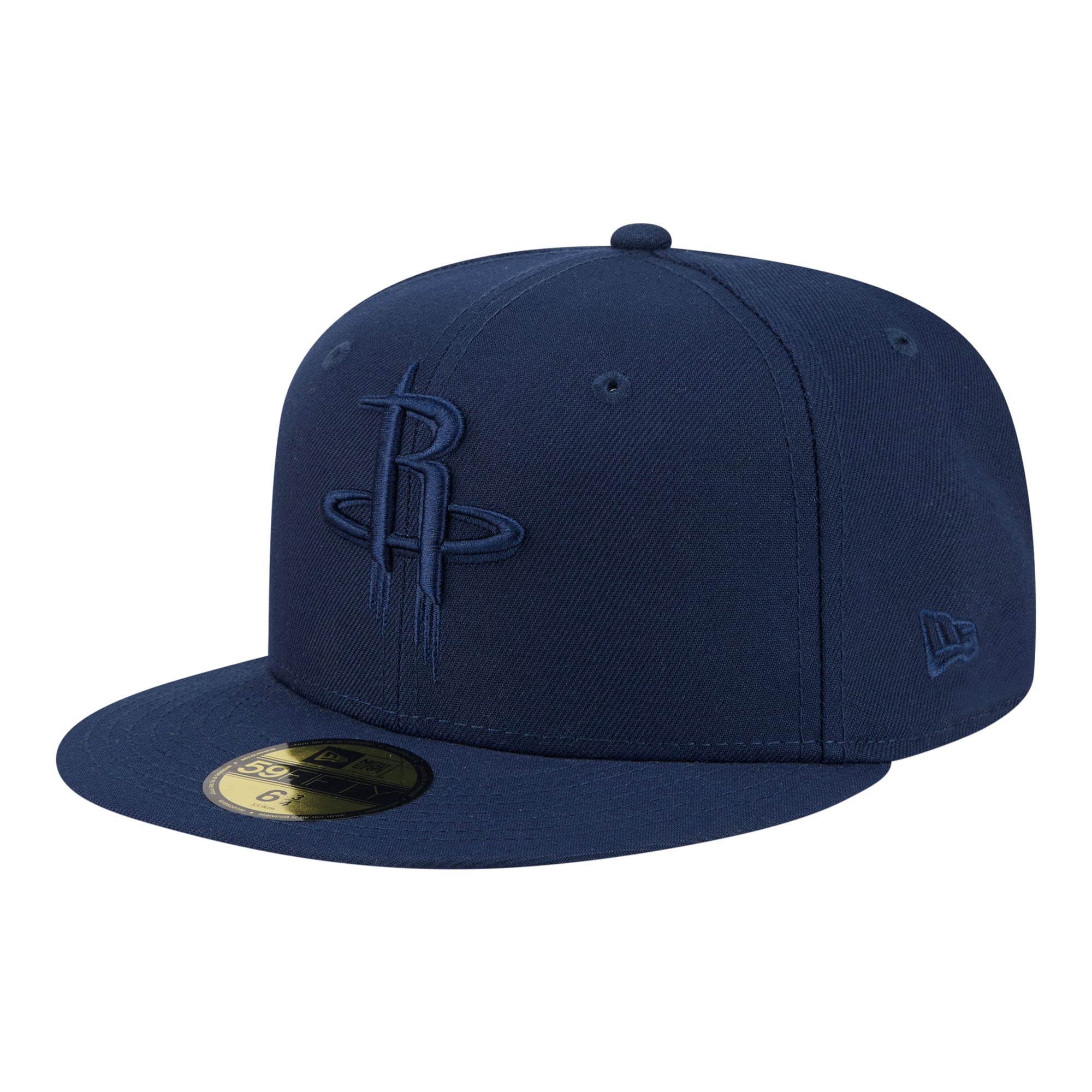Men's New Era Navy Houston Rockets Tonal Color Pack 59FIFTY Fitted Hat