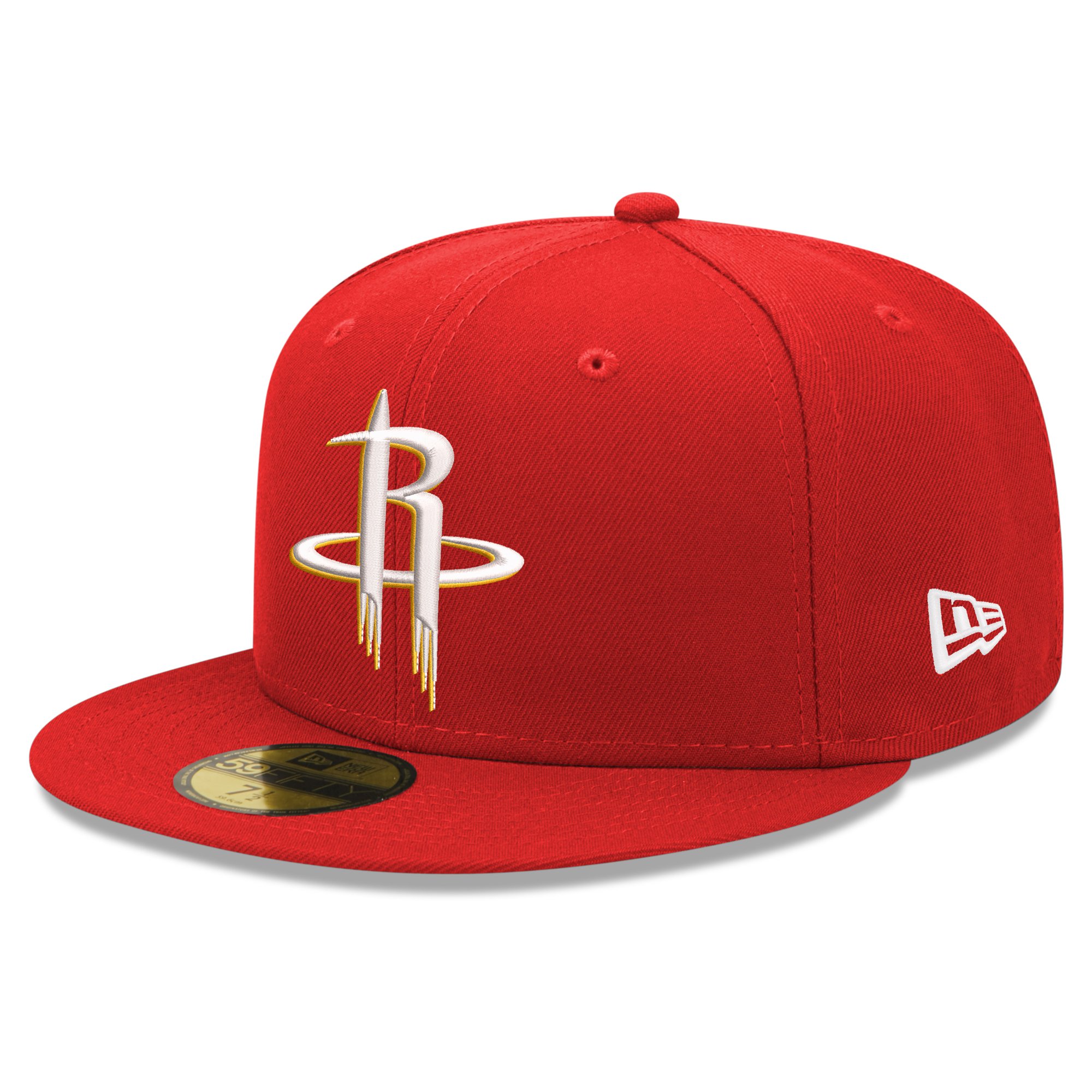 Casquette ajustée New Era rouge Houston Rockets 59FIFTY pour homme