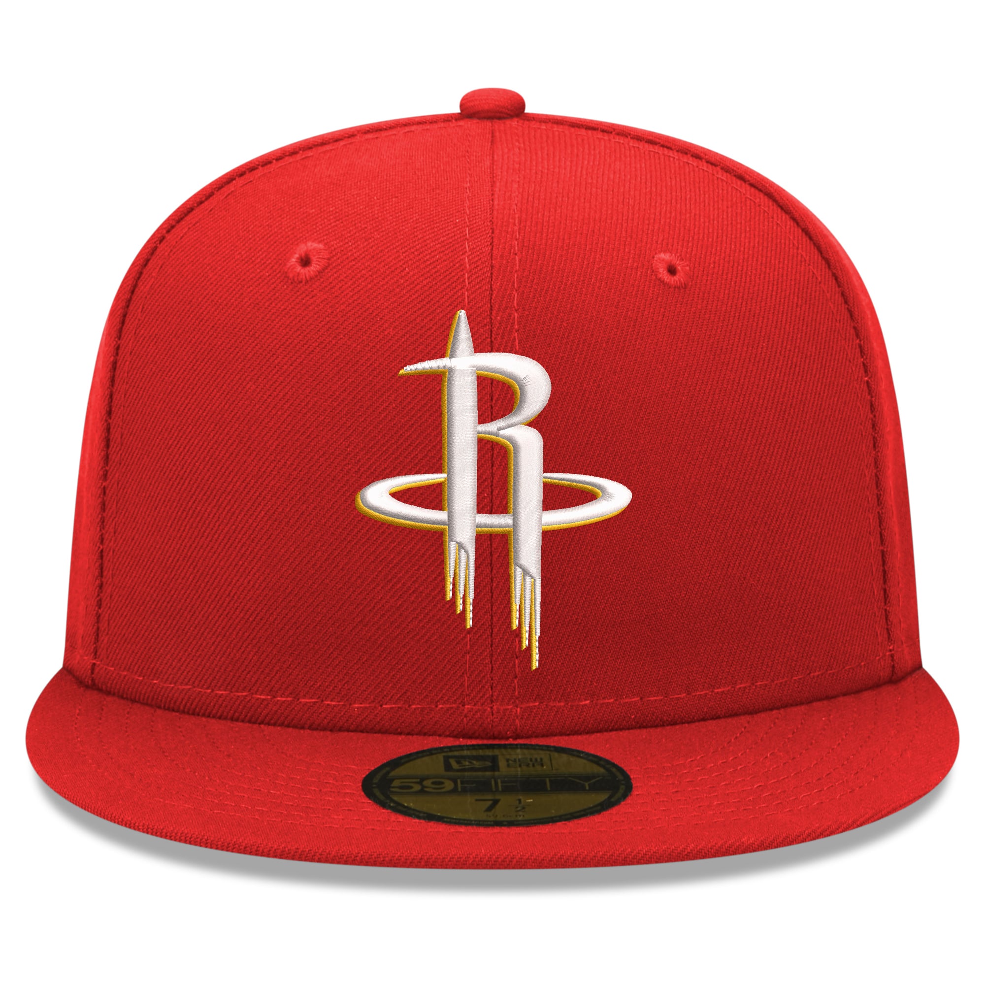 Casquette ajustée New Era rouge Houston Rockets 59FIFTY pour homme