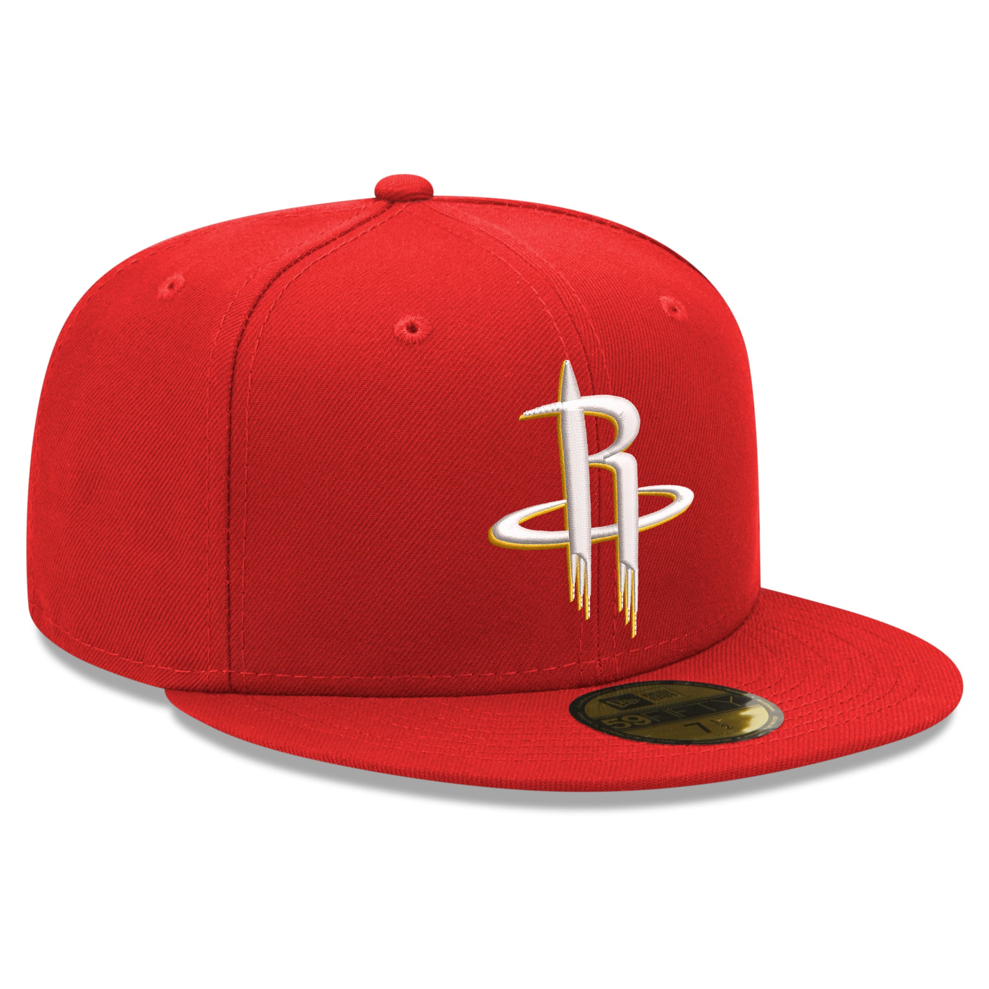Casquette ajustée New Era rouge Houston Rockets 59FIFTY pour homme