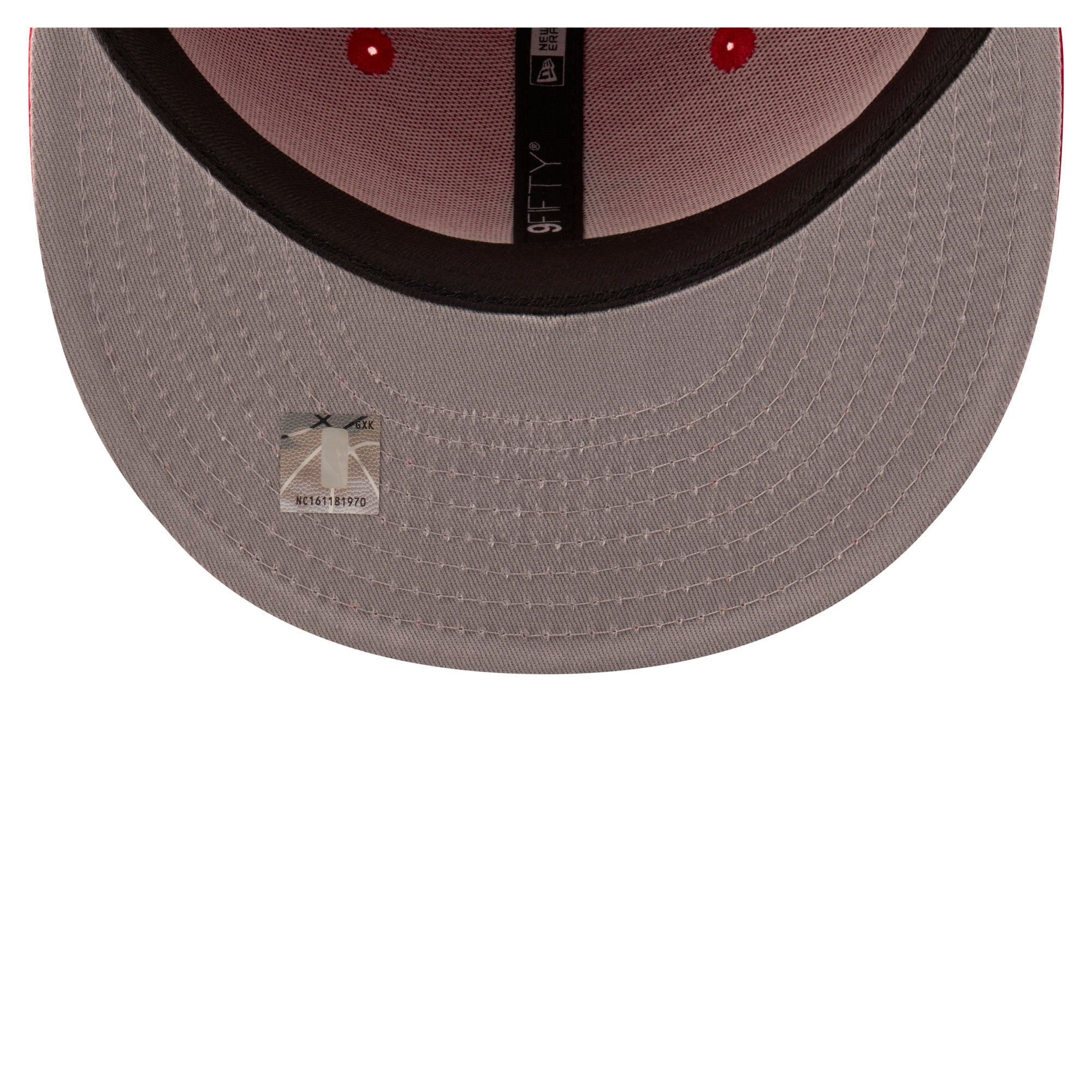 Casquette snapback New Era rouge Houston Rockets Team 9FIFTY pour homme