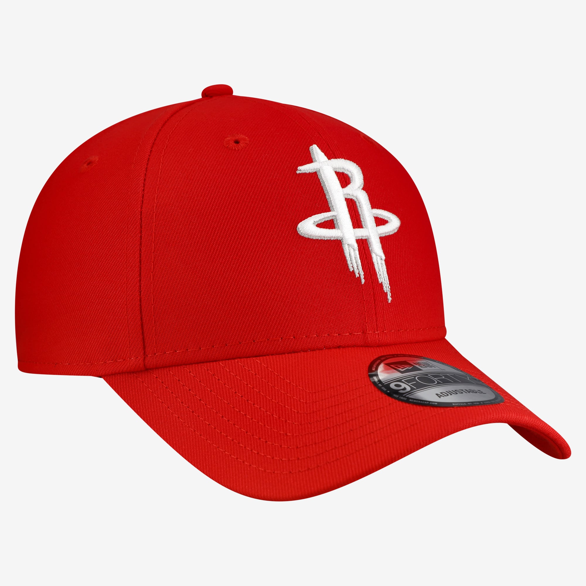 Men's New Era Red Houston Rockets Team 9FORTY Adjustable Hat