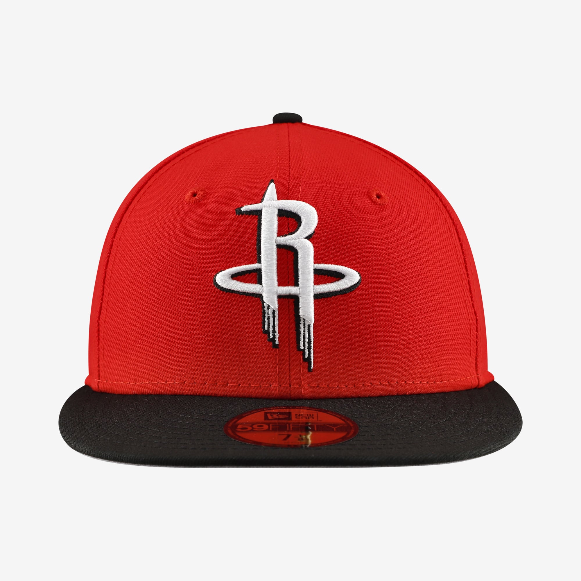 Men's New Era Red Houston Rockets Two-Tone 59FIFTY Fitted Hat