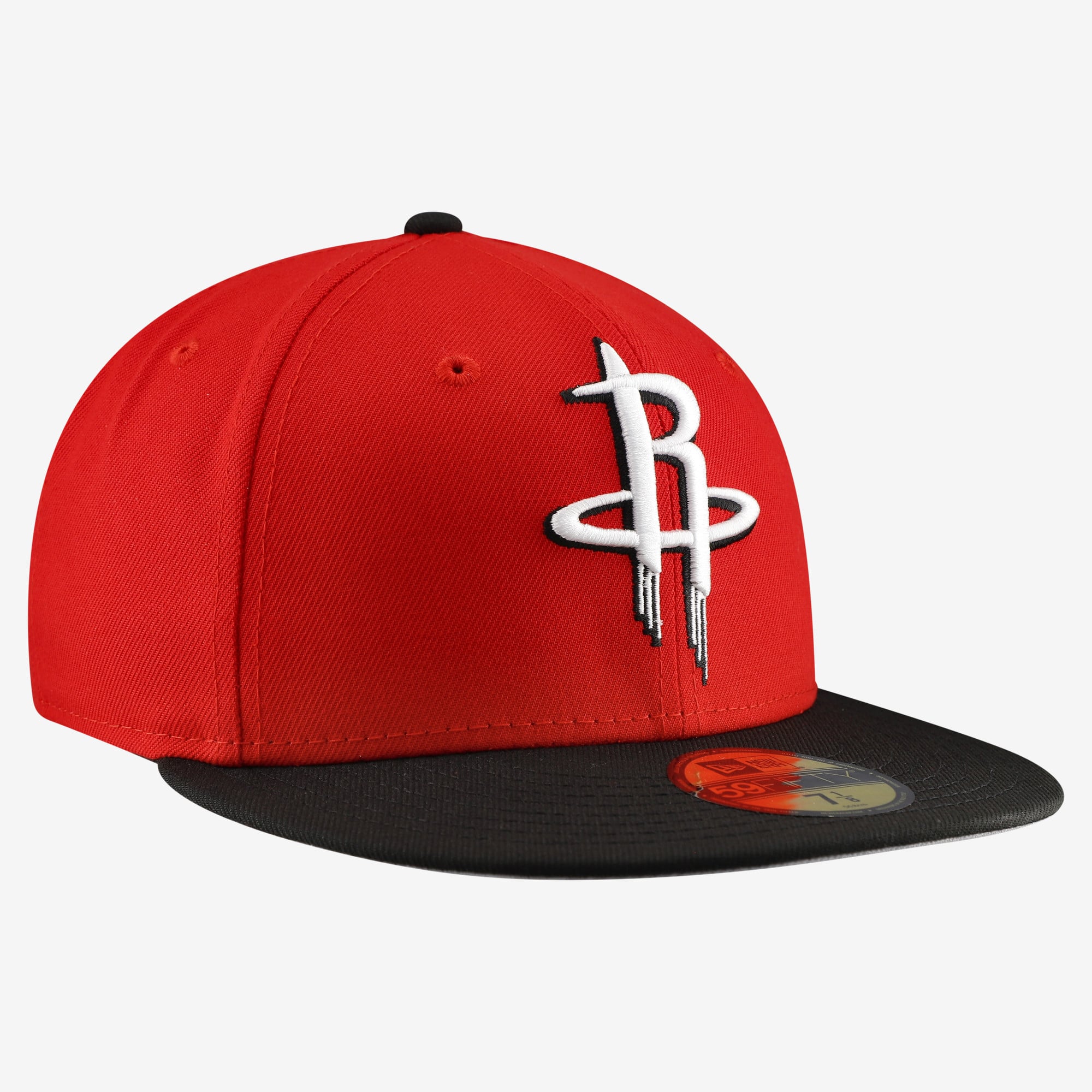 Men's New Era Red Houston Rockets Two-Tone 59FIFTY Fitted Hat
