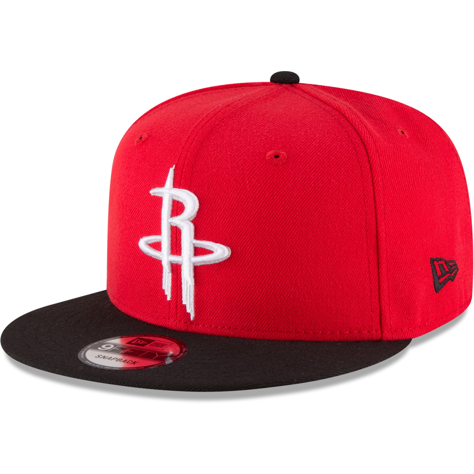 Men's Houston Rockets New Era Red/Black Two-Tone 9FIFTY Adjustable Hat
