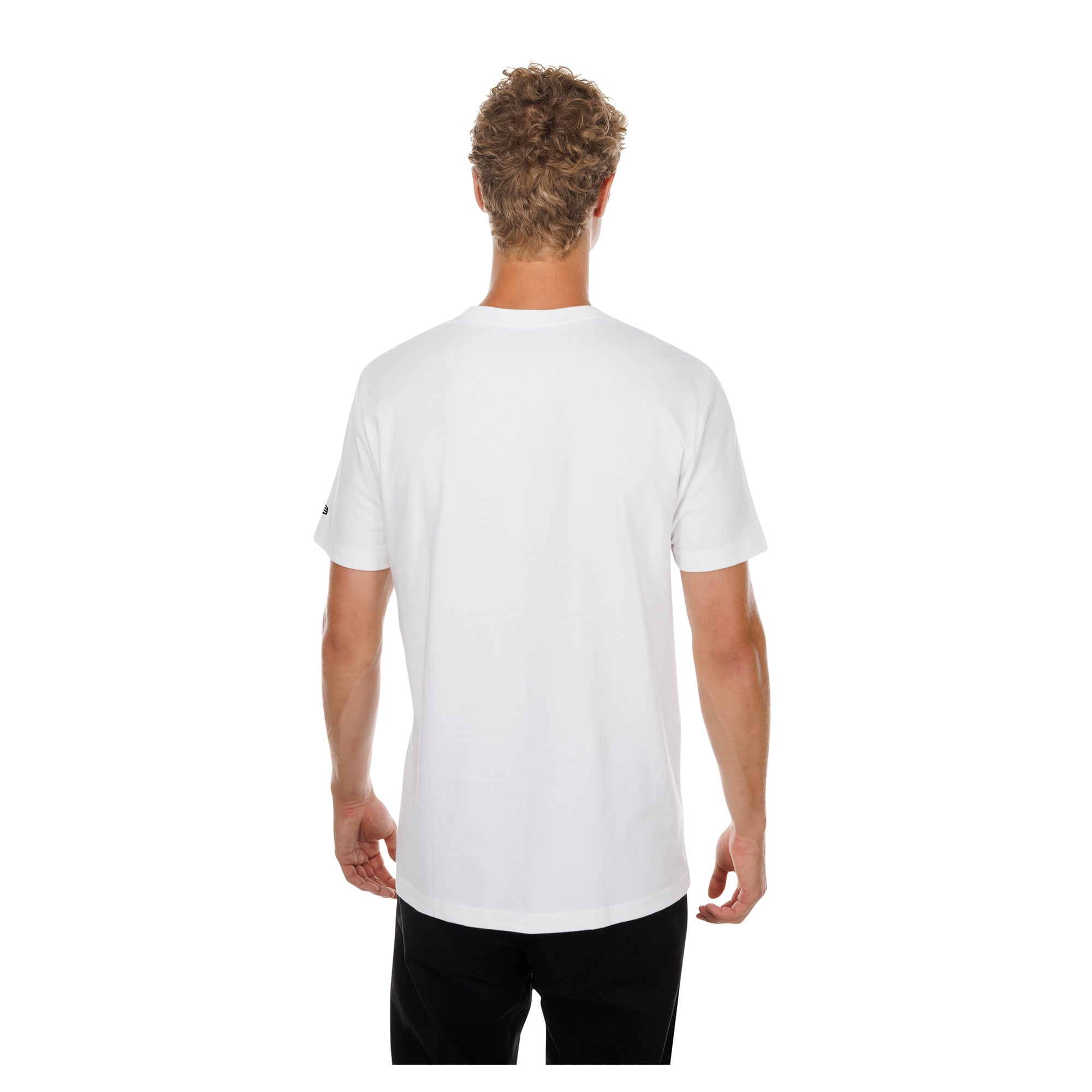 T-shirt New Era blanc pour homme avec logo Houston Rockets.