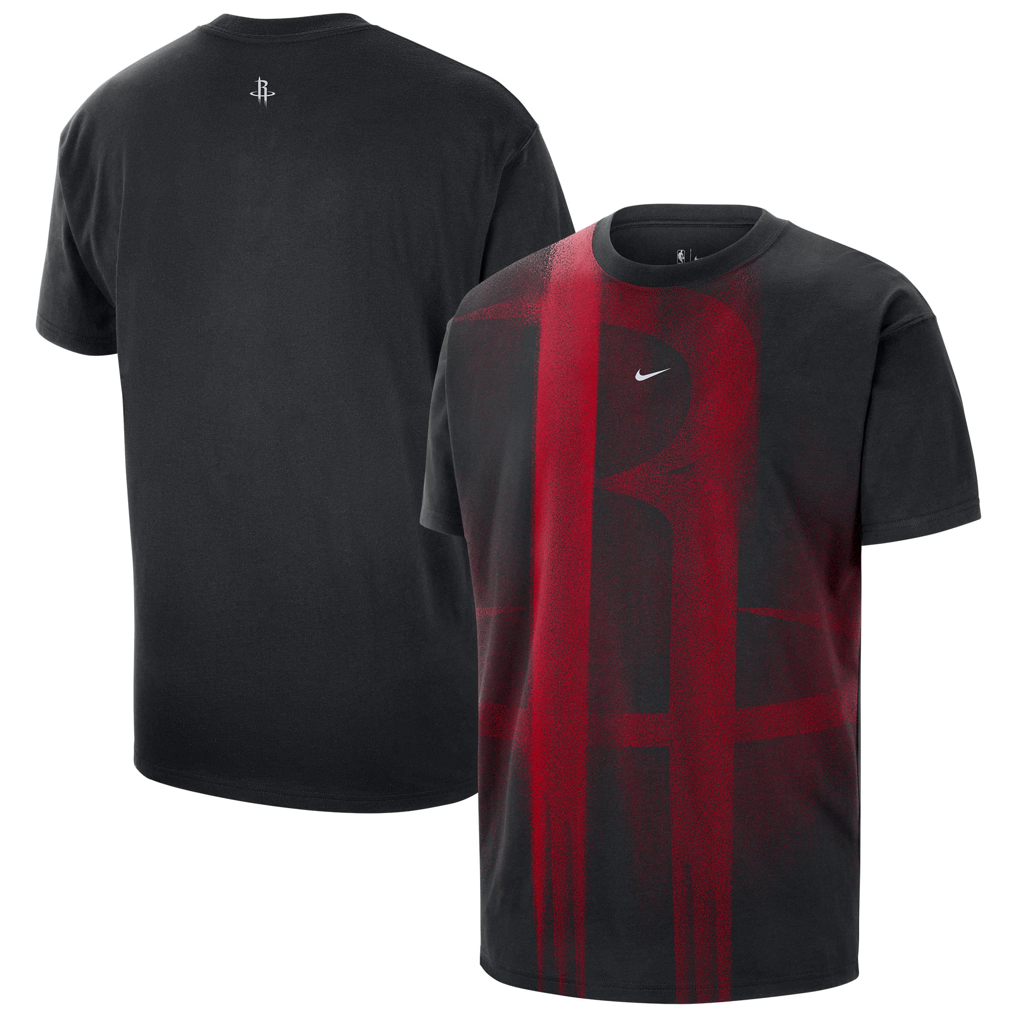 T-shirt d'entraînement Nike noir Houston Rockets 2026 Standard Issue pour homme