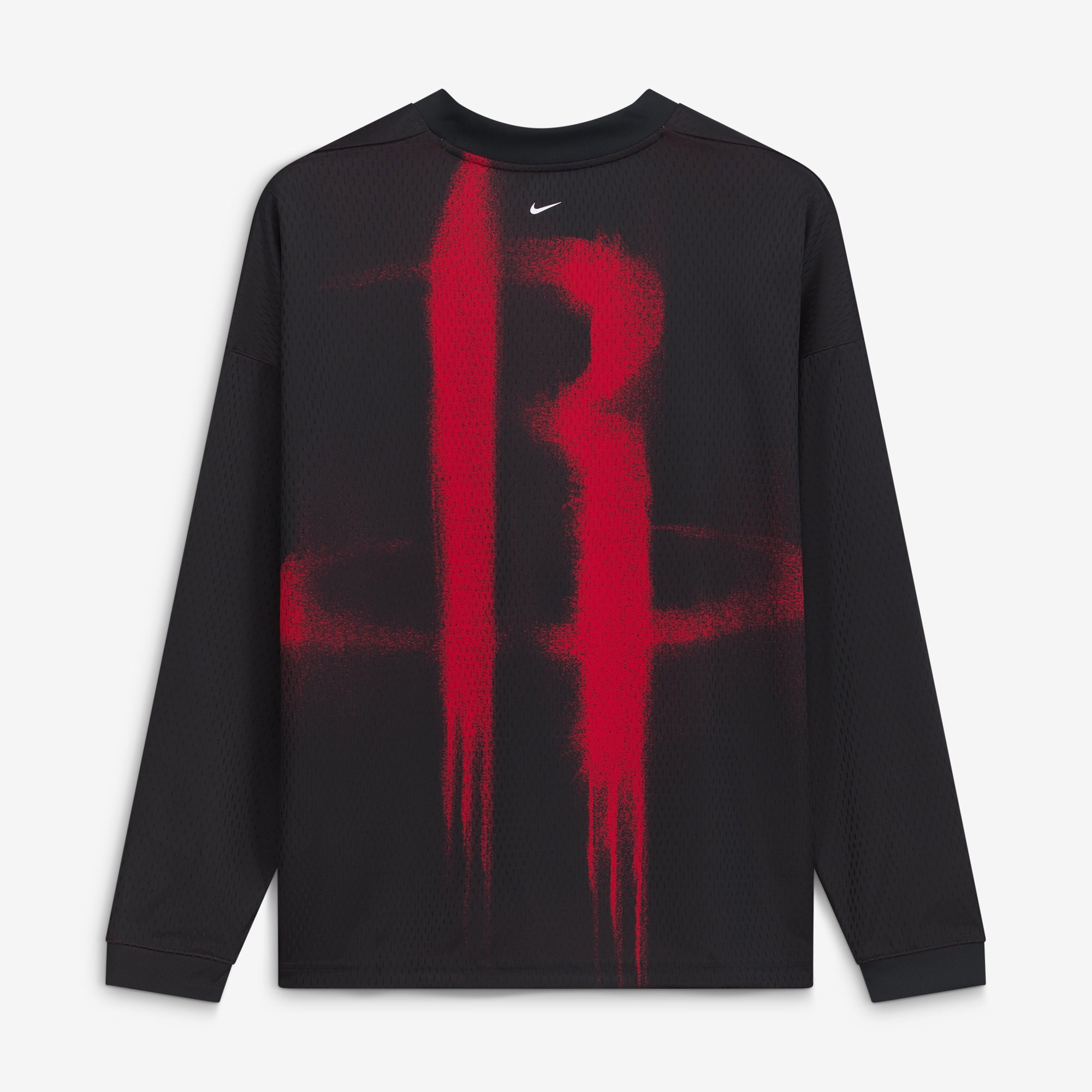 T-shirt à manches longues Nike noir Houston Rockets 2026 Standard Issue pour homme