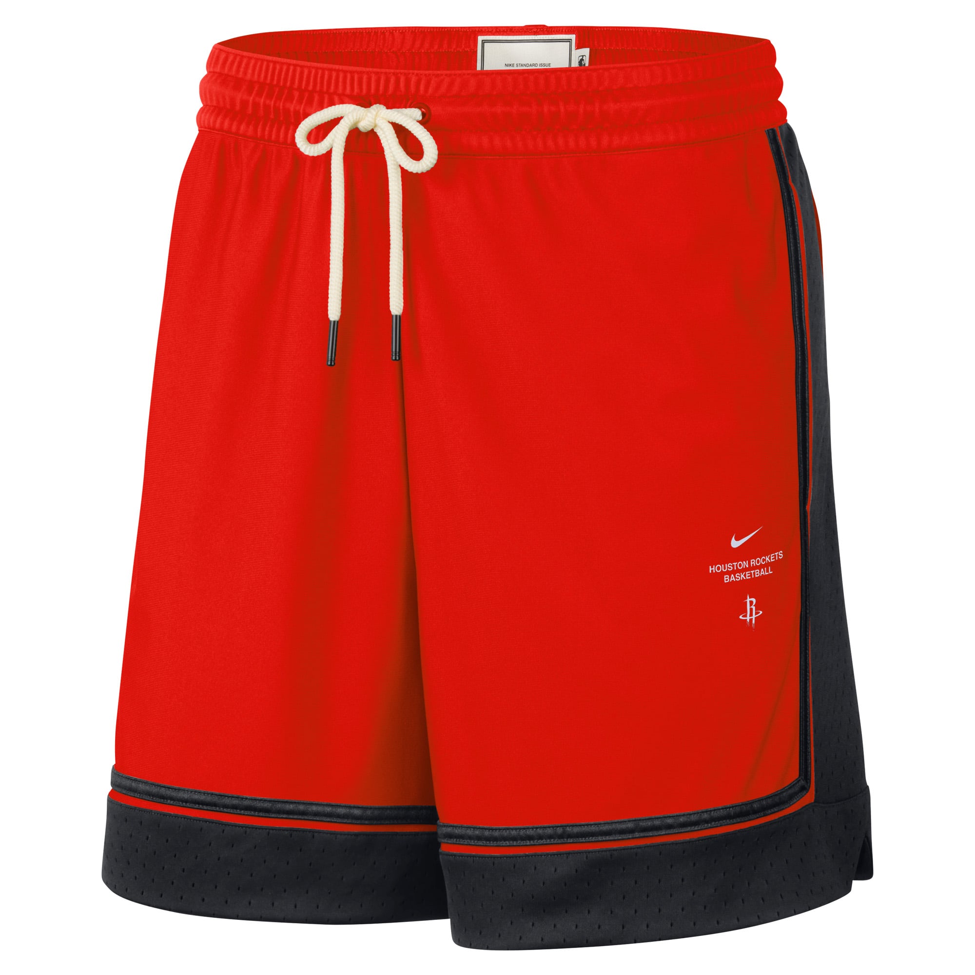 Short de match Nike rouge Houston Rockets 2026 Standard Issue pour homme