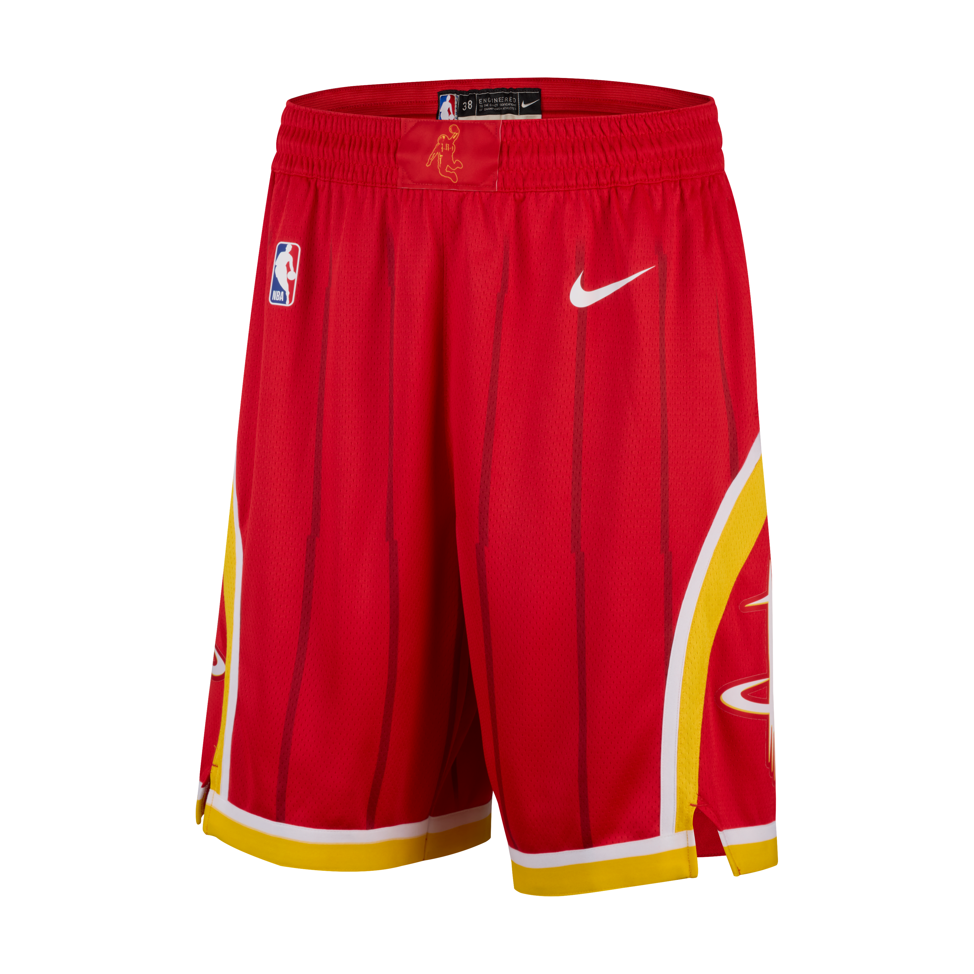 Men's Nike Red Houston Rockets Icon Edition Swingman Shorts
