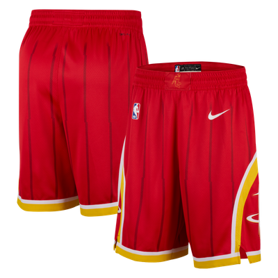 Houston Rockets Nike Icon Edition Swingman Shorts - Red