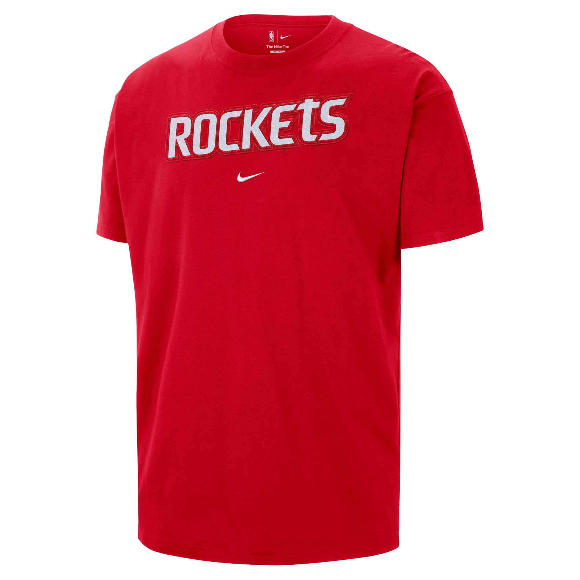T-shirt Nike rouge à logo Houston Rockets pour homme