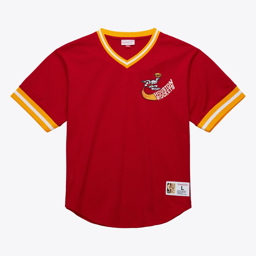 Rockets Baseball Jersey Brand New Mitchell&Ness NBA Houston Rockets