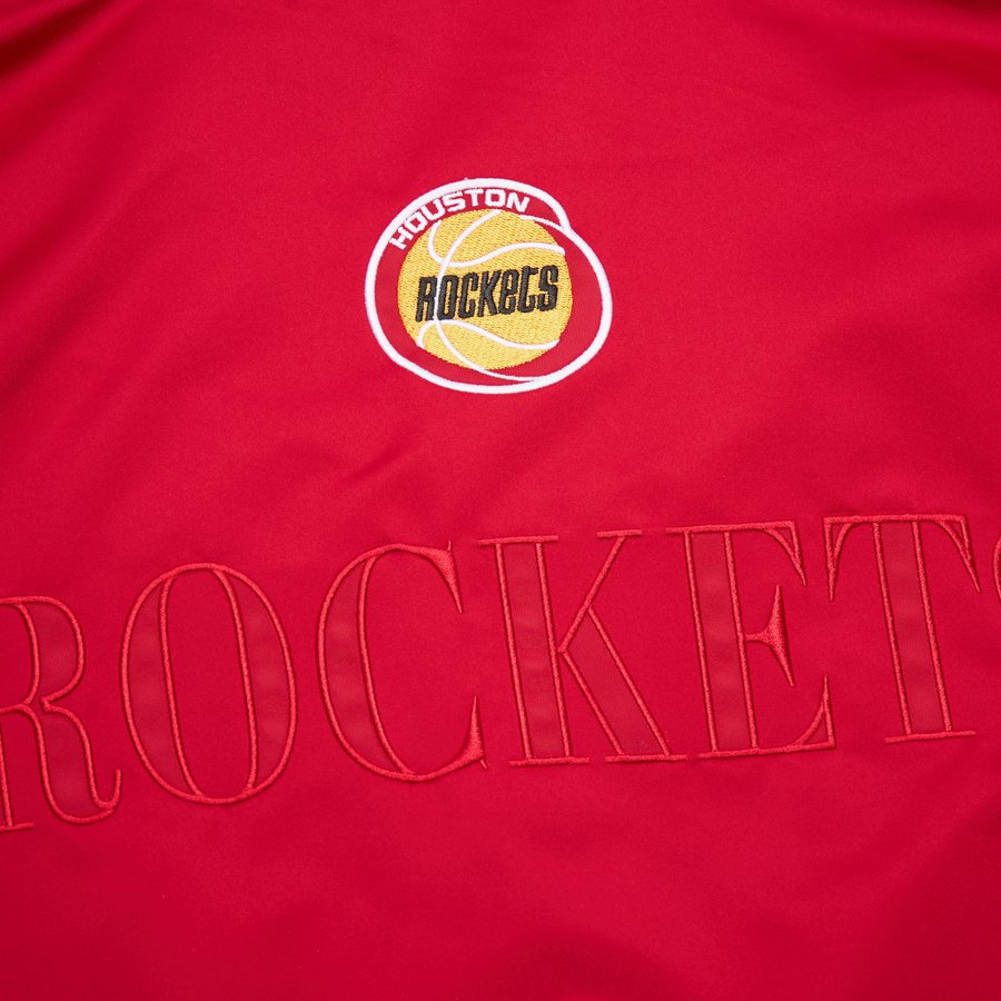 Houston Red Rockets Giant Houston Rockets Team Logo Adidas Houston Rockets Heathered Grey