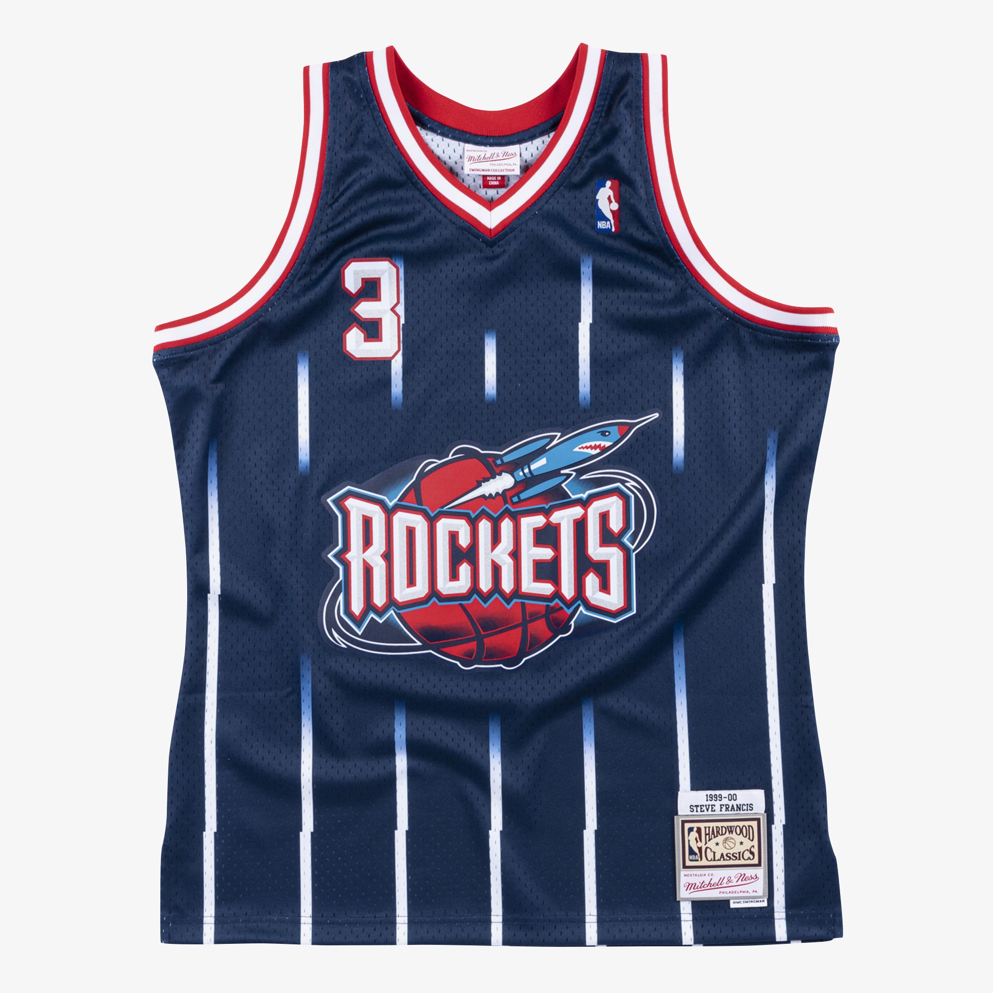 Maillot NBA Mitchell & Ness Swingman Steve Francis - Houston Rockets - Taille XL - Neuf