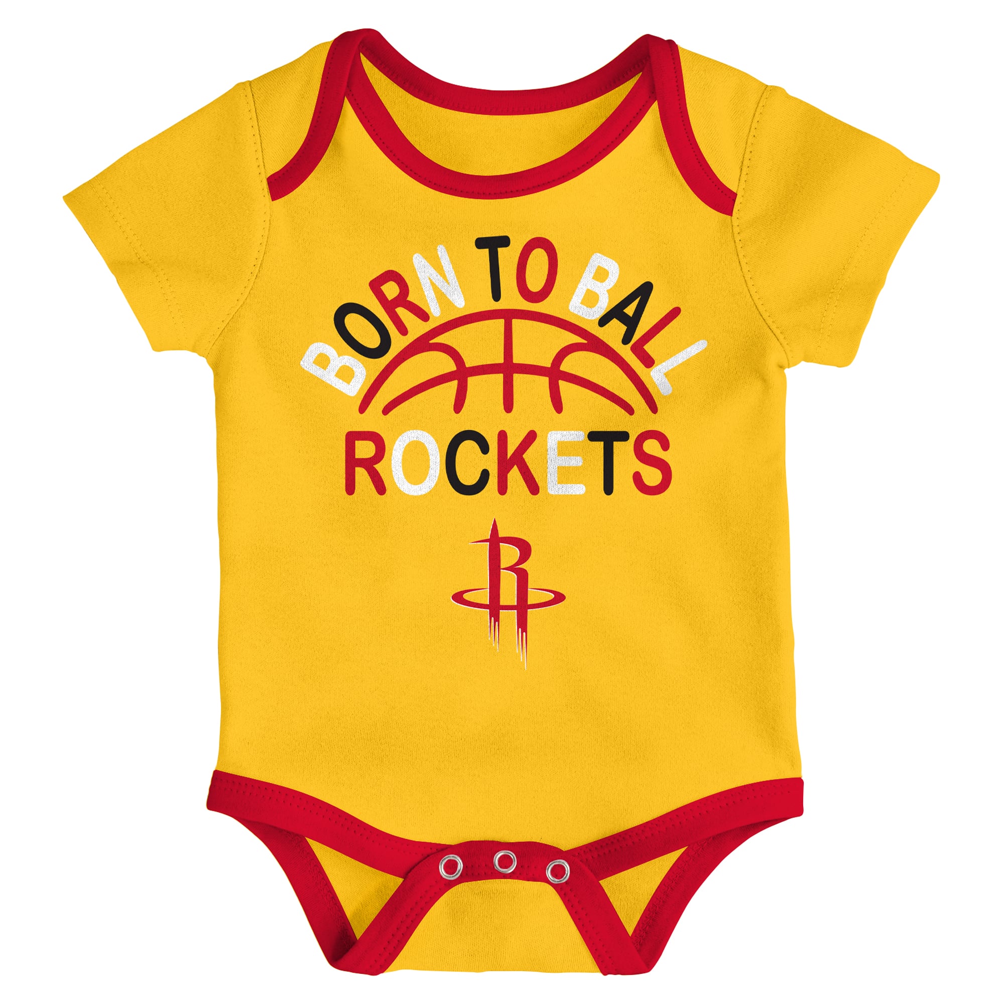 Ensemble de 3 bodies Outerstuff Houston Rockets Born To Ball pour nouveau-né et nourrisson