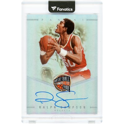 Ralph Sampson Houston Rockets Autographed 2021 Panini Hall Of Fame #SH-RSA Card