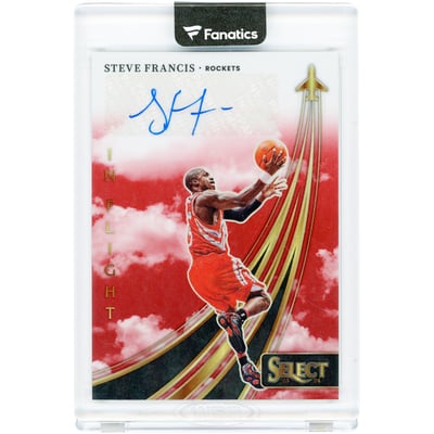 Steve Francis Houston Rockets Autographed 2023-24 Panini Select In Flight Signatures #IFS-FRA #38/99 Card