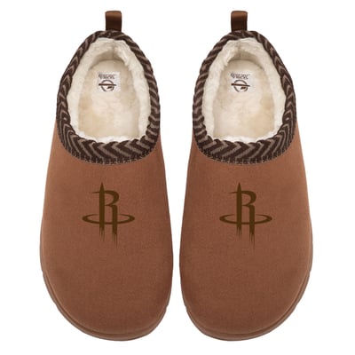 Houston Rockets ISlide Unisex Tonal Logo Mission Slippers - Tan
