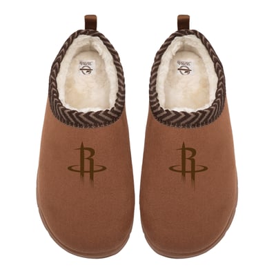 Houston Rockets ISlide Unisex Tonal Logo Mission Slippers - Tan
