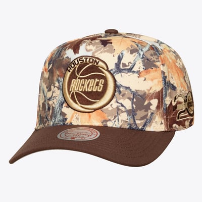 Houston Rockets Mitchell & Ness Unisex Leaf Camo Pro Adjustable Hat - Camo
