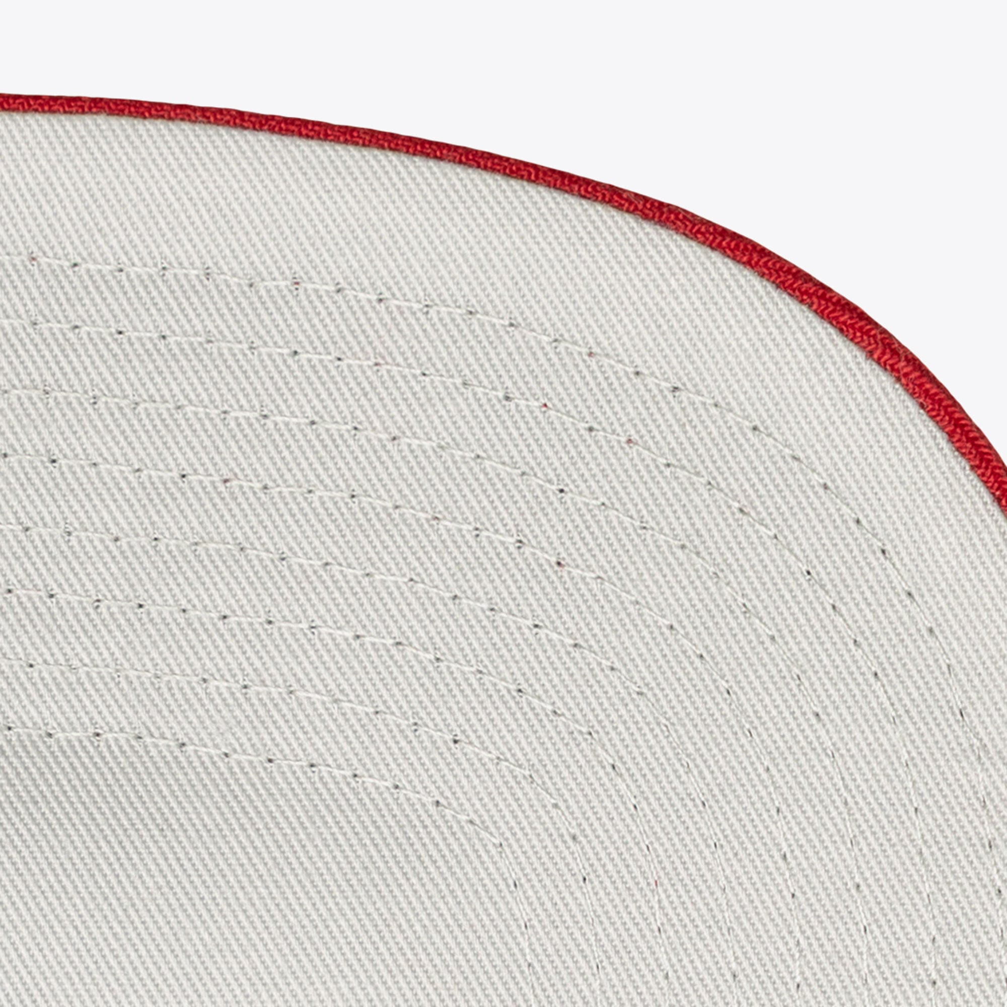 Casquette unisexe Mitchell & Ness crème Houston Rockets Team Pro ajustable