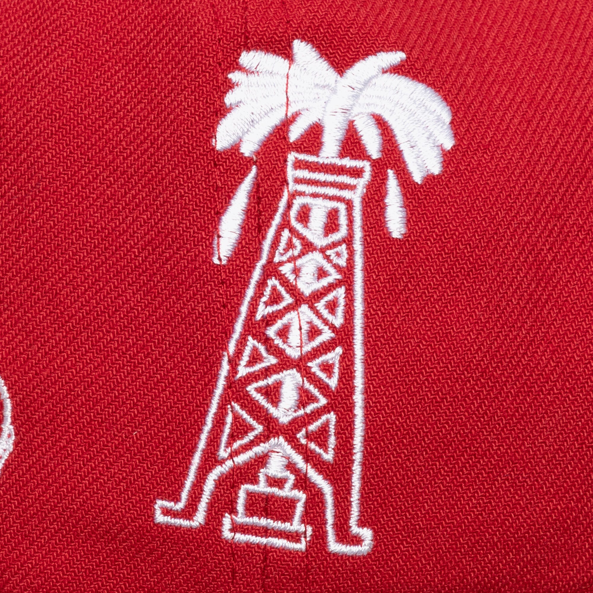 Casquette unisexe Mitchell & Ness rouge Houston Rockets Hardwood Classics Downtown Doodle Pro