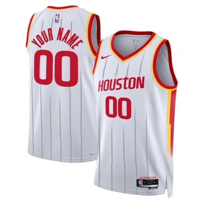  Houston Rockets Nike Unisex Swingman Custom Jersey - Association Edition  - White