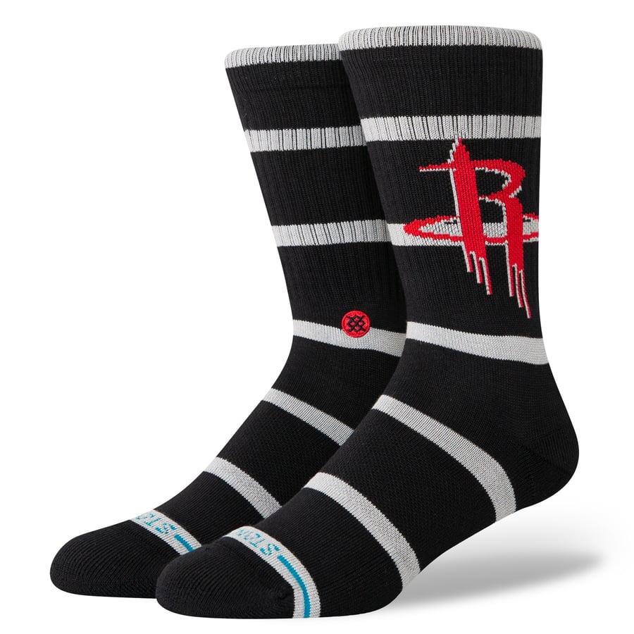 Houston Rockets Stance Unisex Prep Stripe Crew Sock