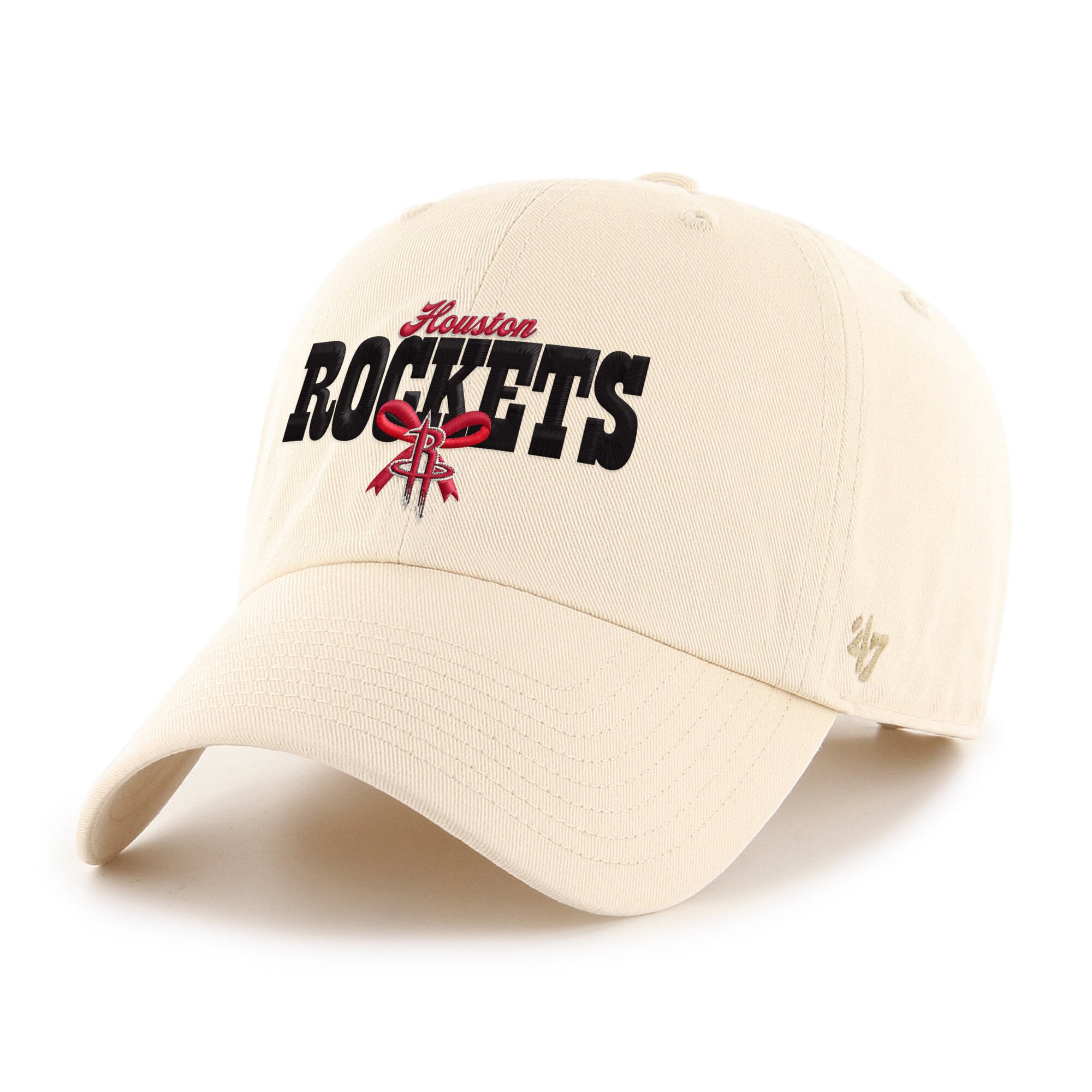 Women's Houston Rockets '47 Natural Bow Stack Clean Up Adjustable Hat