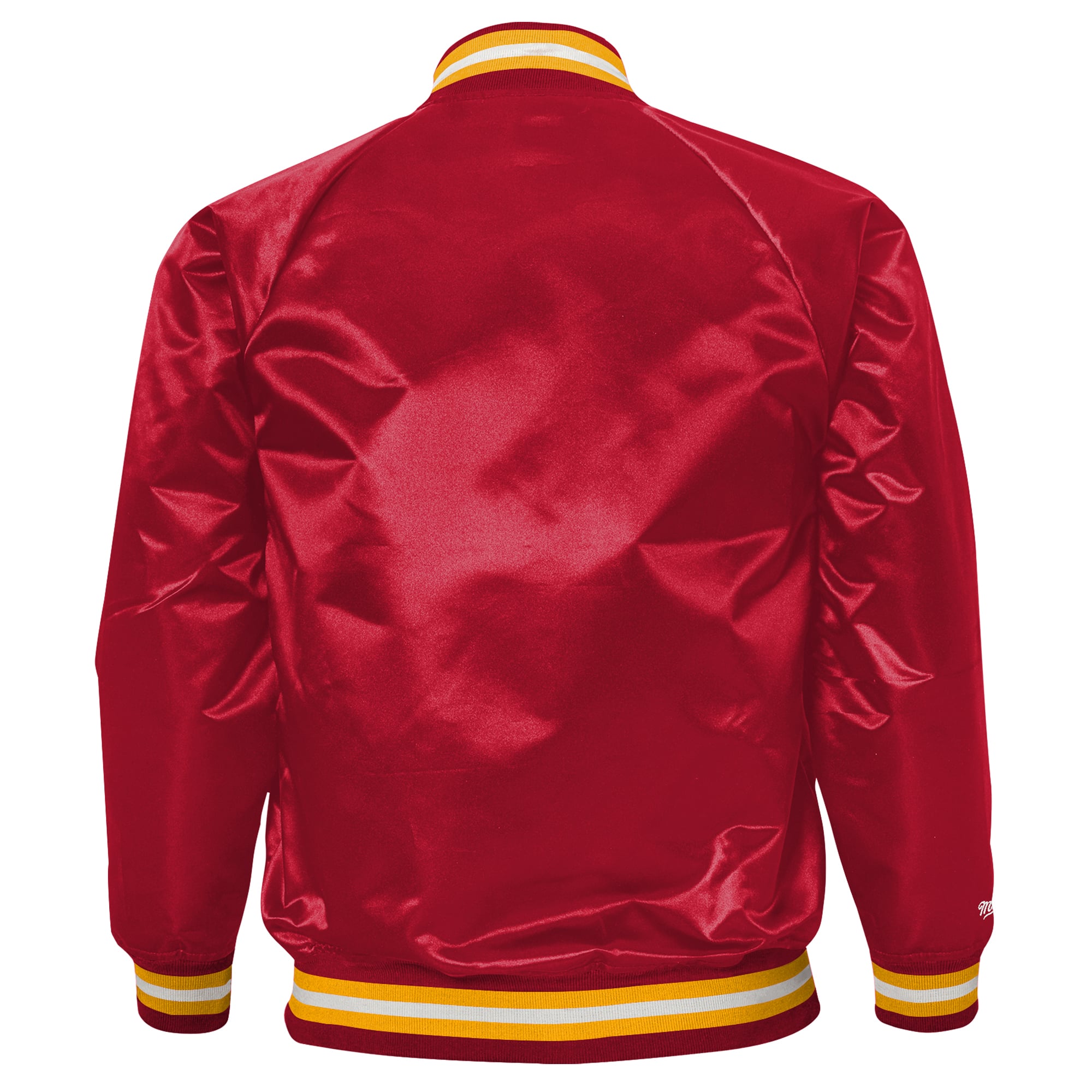 Youth Mitchell & Ness Red Houston Rockets Hardwood Classics Head Coach Full-Snap Raglan Jacket